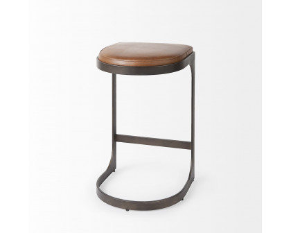 Mercana Tyson 28" Counter Stool - Brown