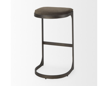 Mercana Tyson 31" Counter Stool - Brown/Gray