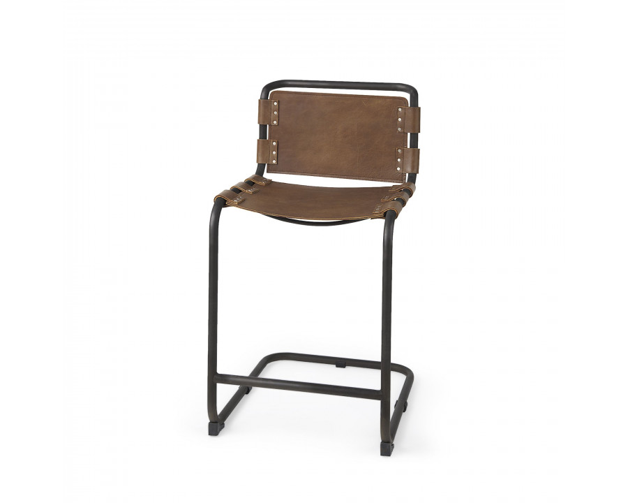 Mercana Berbick 38" Counter Stool - Brown