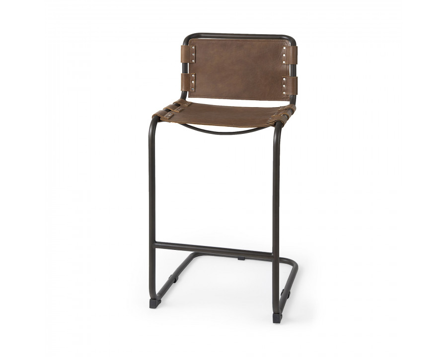 Mercana Berbick 43" Counter Stool - Brown