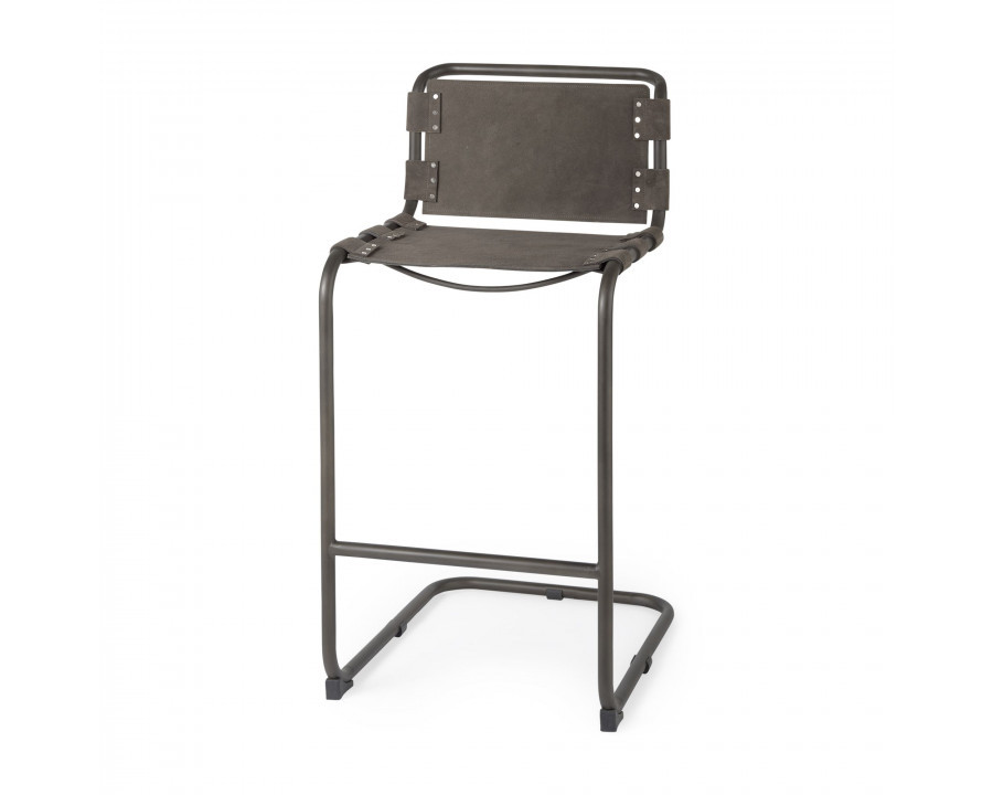 Mercana Berbick 43" Counter Stool - Brown/Gray