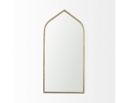 Mercana Giovanna Ogee Arch Vanity Mirror - Gold