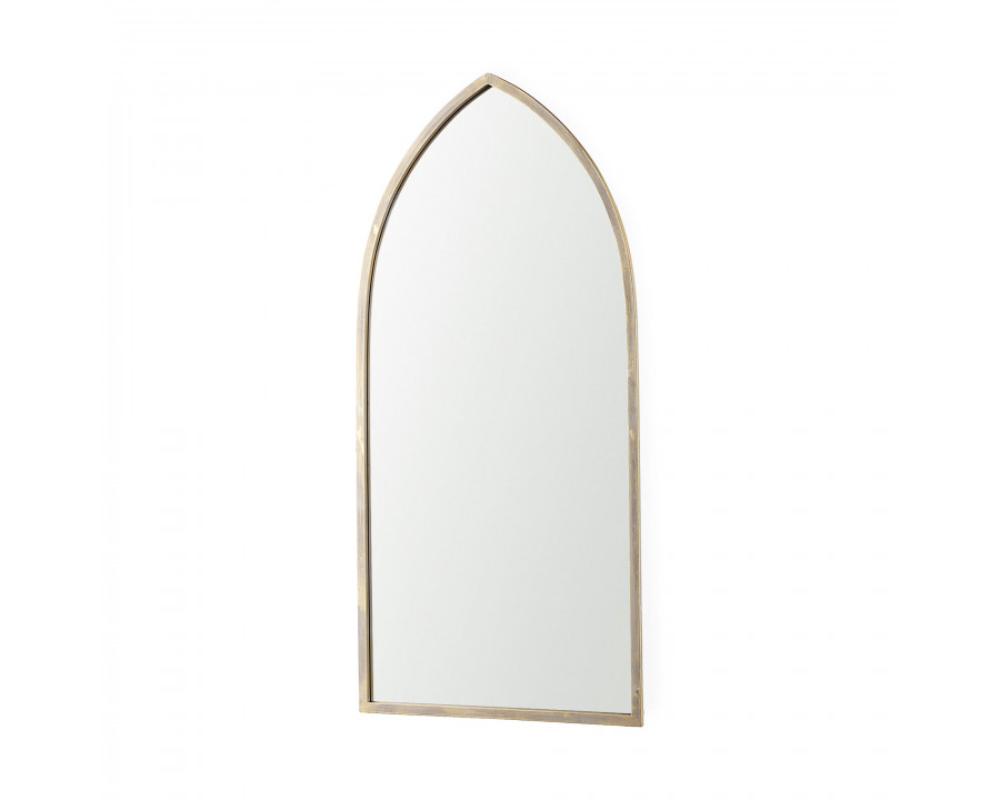 Mercana Giovanna Pointed Arch Vanity Mirror - Gold