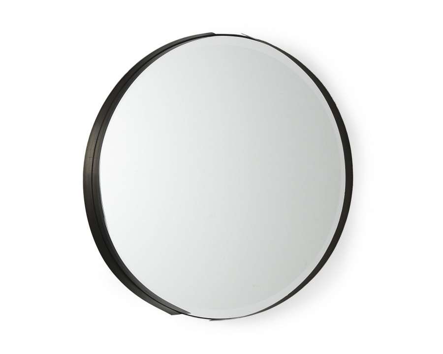 Mercana Adrianna 24.4" Round Mirror - Black