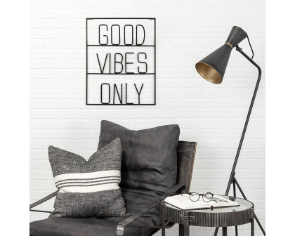 Mercana Good Vibes Only Sign - Black