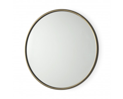 Mercana - Piper Metal Round Wall Mirror