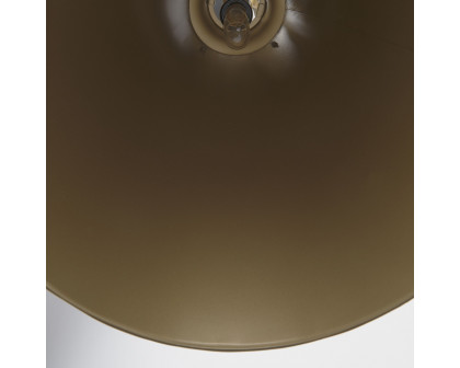 Mercana Fenton Pendant Light with Gold Accents - White