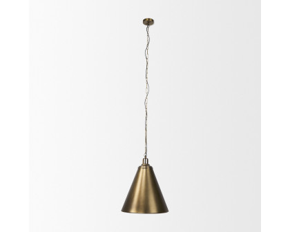 Mercana Fenton Pendant Light with Gold Accents - Gold