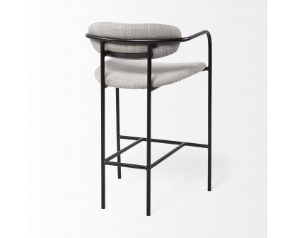 Mercana Parker 36" Counter Stool - Gray/Black