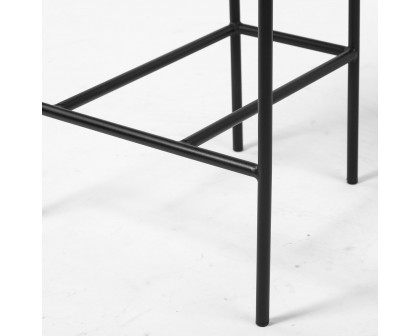 Mercana Parker 36" Counter Stool - Gray/Black