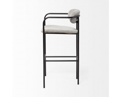 Mercana Parker 40" Counter Stool - Gray/Black