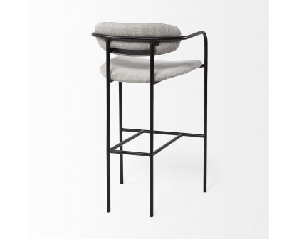 Mercana Parker 40" Counter Stool - Gray/Black