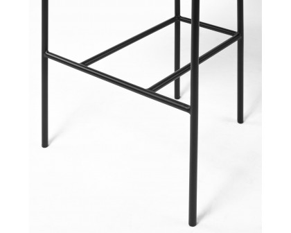 Mercana Parker 40" Counter Stool - Gray/Black