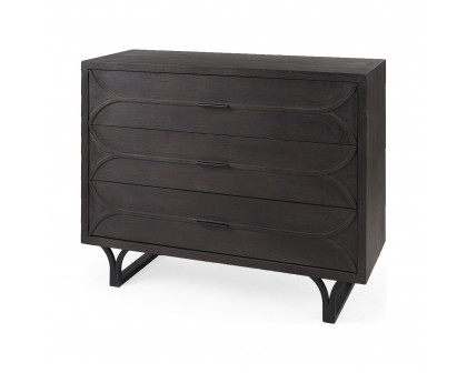 Mercana - Giselle I Fir Veneer 3 Drawer Accent Cabinet