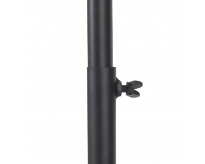 Mercana Debdou Metal Adjustable Cinema-Style Floor Lamp - Black