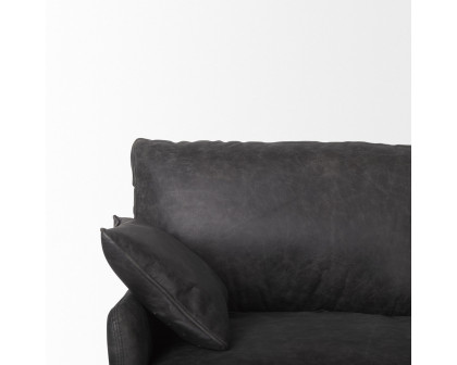 Mercana Cochrane 3 Seater Sofa - Black, Leather