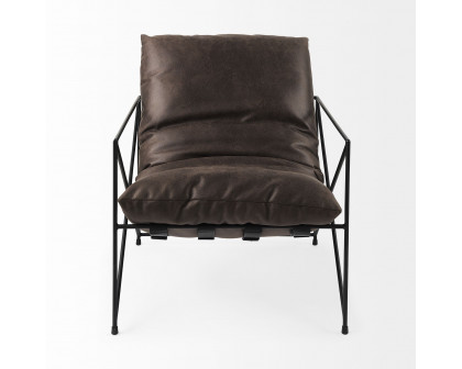 Mercana Leonidas Accent Chair - Brown