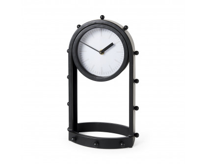 Mercana - Marian Metal Round Table Clock