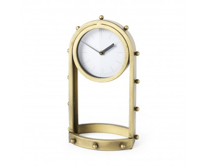 Mercana - Marian Metal Round Table Clock