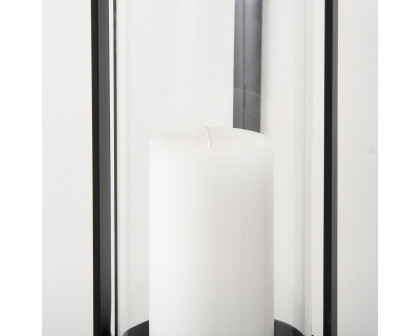 Mercana - Kero Black Metal Wall Candle Holder