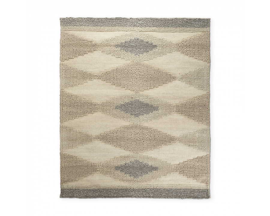 Mercana Emory 8x10 Rug - Beige/Gray, Wool