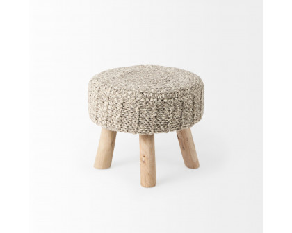 Mercana Bina 4 Legged Stool - Taupe