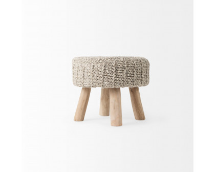 Mercana Bina 4 Legged Stool - Taupe