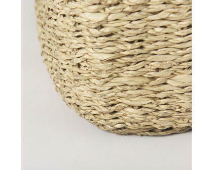 Mercana - Cullen Grey Twisted Seagrass Square Basket (Set of 3)