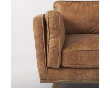 Mercana Brooks Accent Chair - Cognac