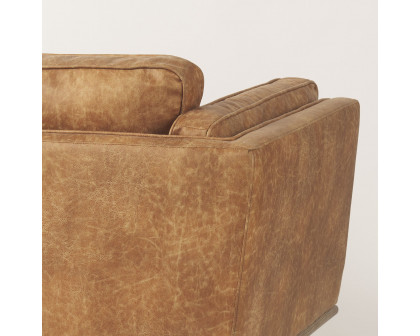 Mercana Brooks Accent Chair - Cognac