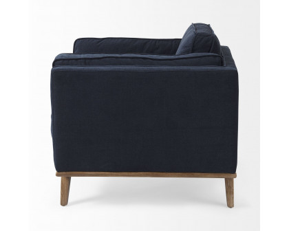 Mercana Brooks Accent Chair - Navy Blue