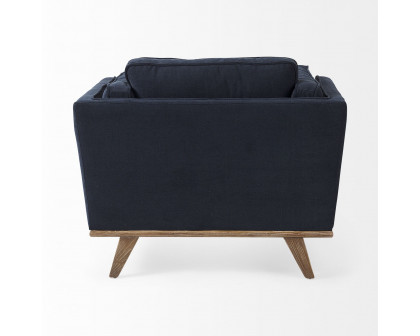 Mercana Brooks Accent Chair - Navy Blue