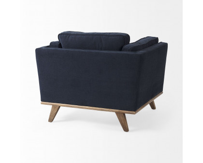 Mercana Brooks Accent Chair - Navy Blue