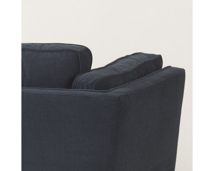 Mercana Brooks Accent Chair - Navy Blue