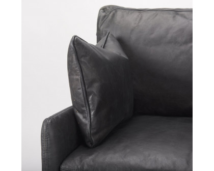 Mercana - Cochrane Accent Chair in Black, Leather