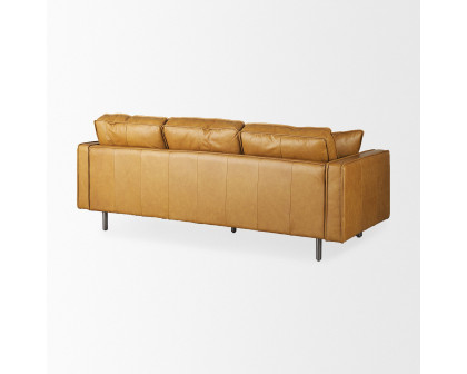 Mercana - D'Arcy 2 Seater Sofa in Tan, Leather