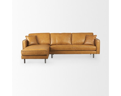 Mercana D'Arcy Left Chaise Sectional - Tan