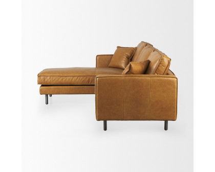 Mercana D'Arcy Left Chaise Sectional - Tan