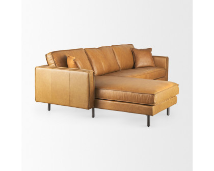 Mercana D'Arcy Left Chaise Sectional - Tan