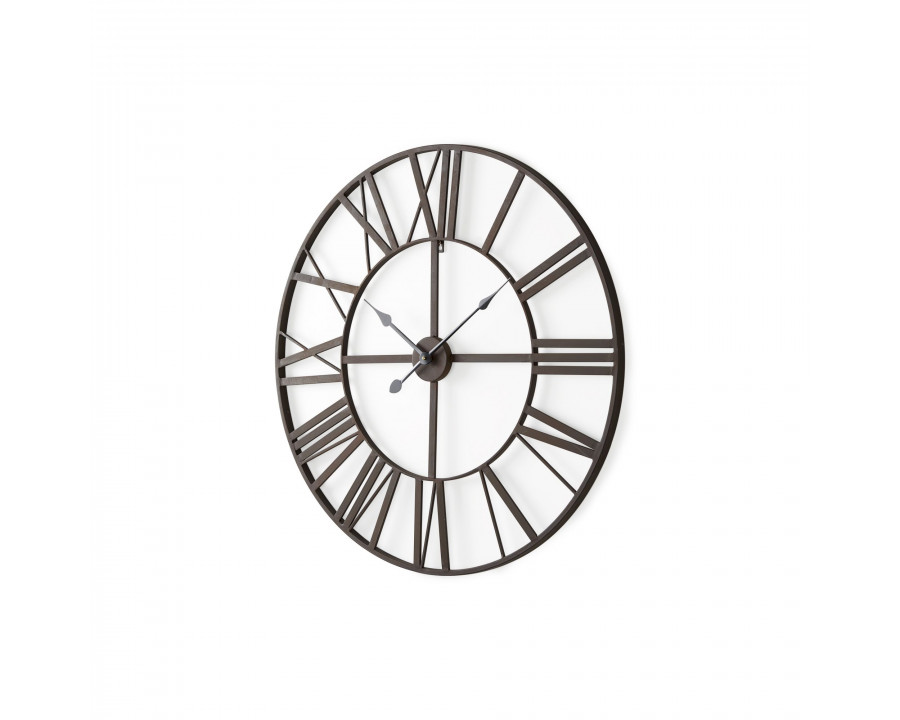 Mercana - Pender Iron Round Wall Clock