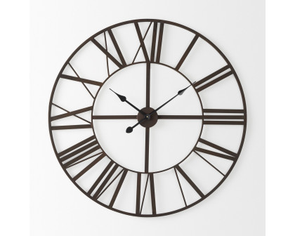 Mercana - Pender Iron Round Wall Clock