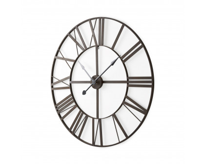 Mercana - Pender Iron Round Wall Clock