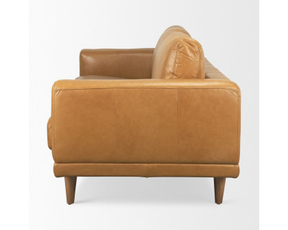 Mercana - Cedrick 2 Seater Sofa in Tan, Leather