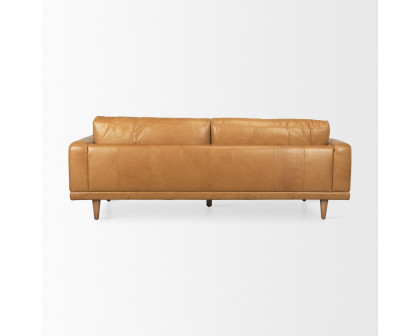 Mercana - Cedrick 2 Seater Sofa in Tan, Leather