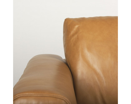 Mercana - Cedrick 2 Seater Sofa in Tan, Leather