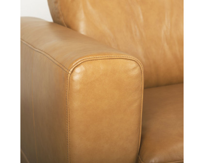 Mercana - Cedrick 2 Seater Sofa in Tan, Leather