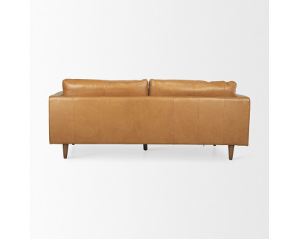 Mercana - Elton 2 Seater Sofa in Tan, Leather