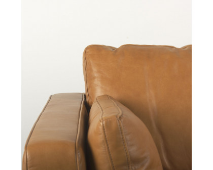 Mercana - Elton 2 Seater Sofa in Tan, Leather