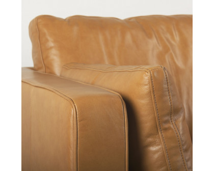 Mercana - Elton 2 Seater Sofa in Tan, Leather