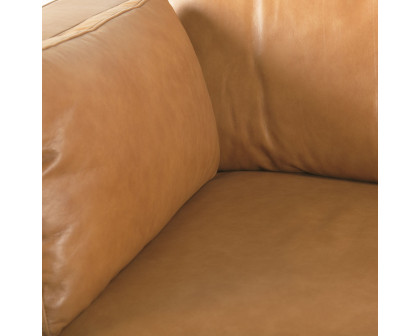 Mercana - Elton 2 Seater Sofa in Tan, Leather